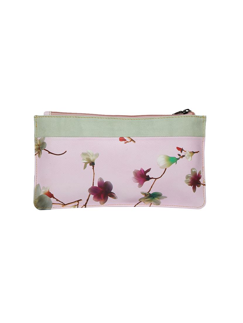 pink leatherette (pu) regular clutch - 16347293 - Zoom Image - 2
