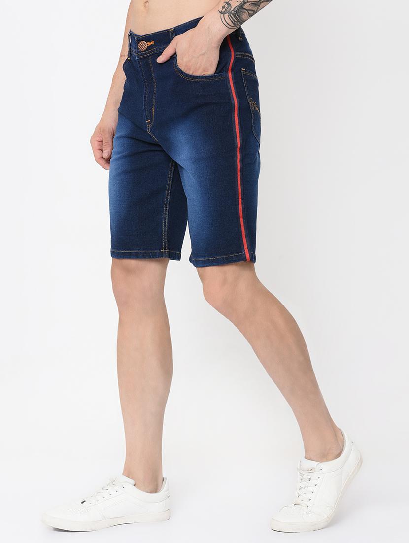 dark blue side stripe shorts - 16348150 - Zoom Image - 1