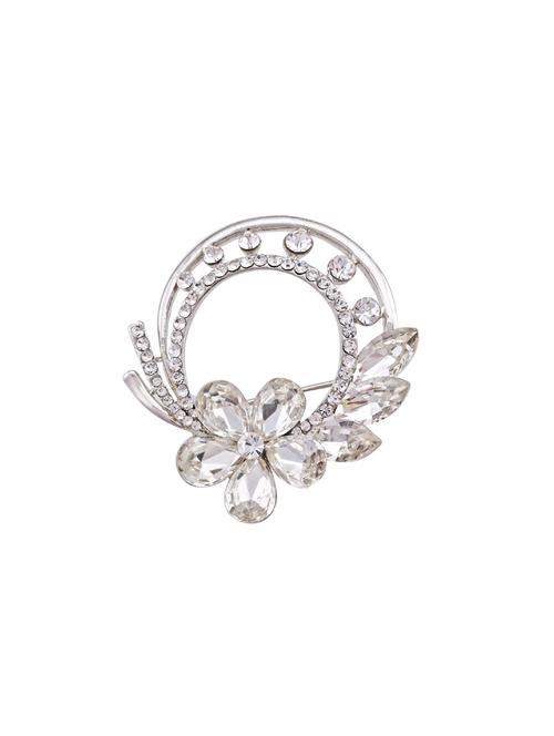silver metal brooch - 16348327 - Very Small Image - 1
