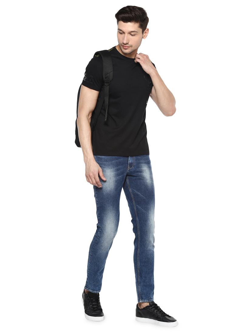 blue heavy washed jeans - 16349527 - Zoom Image - 4