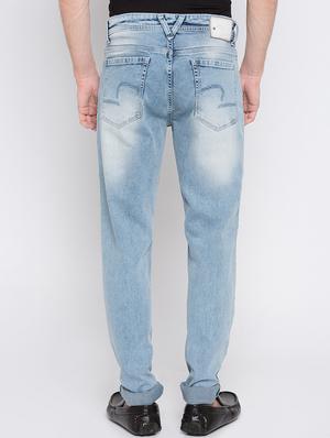blue cotton plain jeans - 16349538 - Standard Image - 3