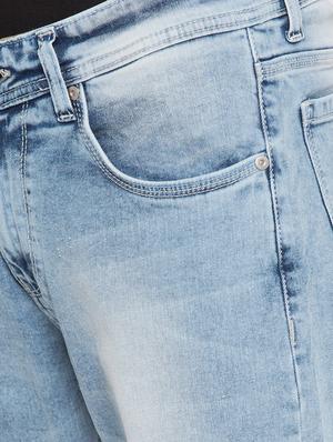 blue cotton plain jeans - 16349538 - Standard Image - 5