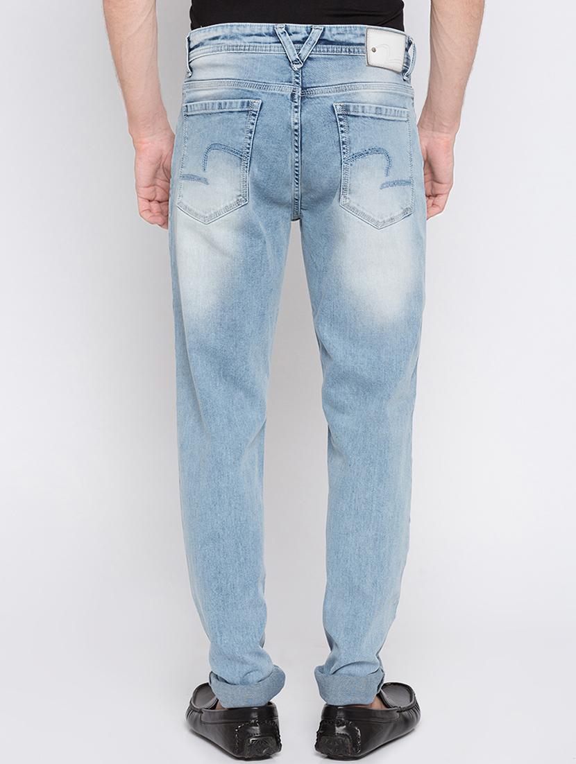 blue cotton plain jeans - 16349538 - Zoom Image - 3