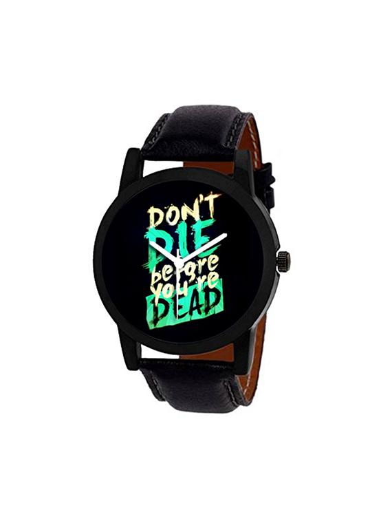 wake wood round dial analog watch (dial18) - 16349593 - Zoom Image - 1