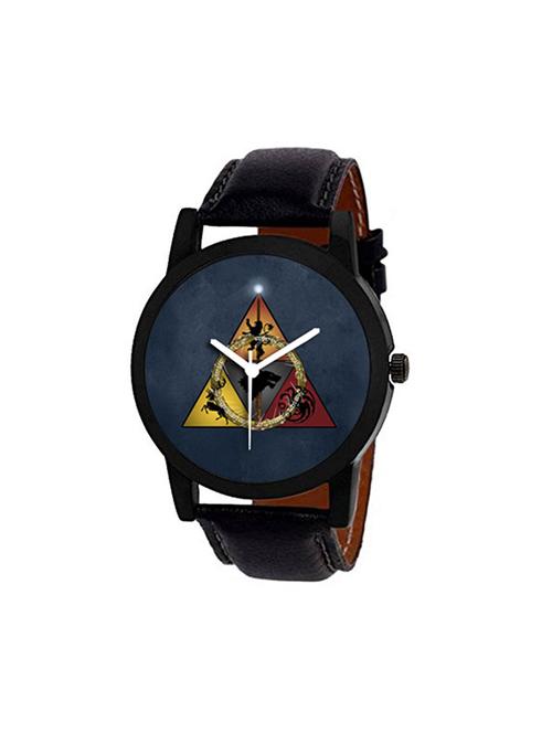wake wood round dial analog watch (dial31) - 16349759 - Standard Image - 1
