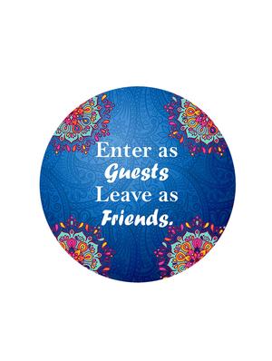 studio shubham wooden welcome namaste friends wall plates for hanging(set of 3) - 16351109 - Standard Image - 2