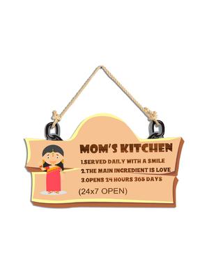 studio shubham mom's kitchen wooden wall hanging / door hanging (30cmx18cmx3cm) - 16351168 - Standard Image - 2