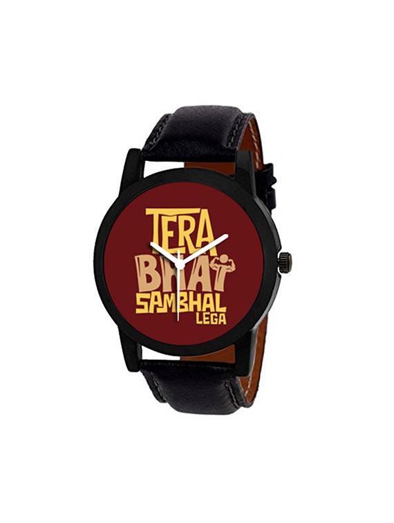 wake wood round dial analog watch (dial55) - 16351490 - Zoom Image - 1