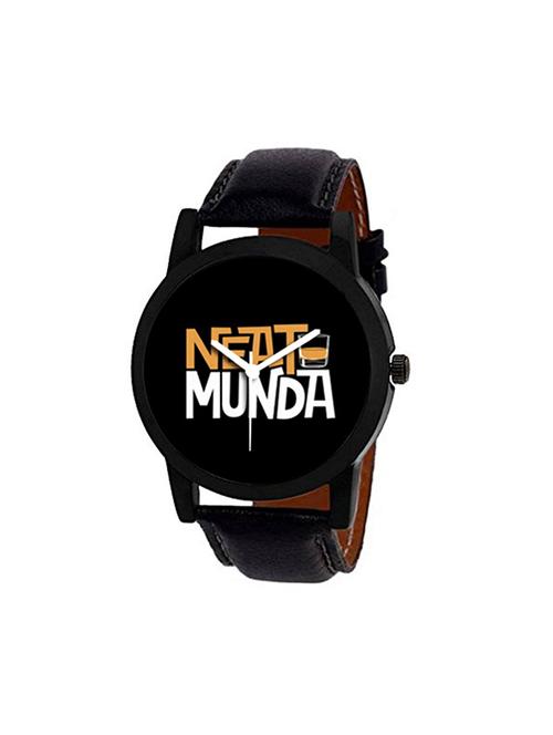 wake wood round dial analog watch (dial57) - 16351526 - Standard Image - 1