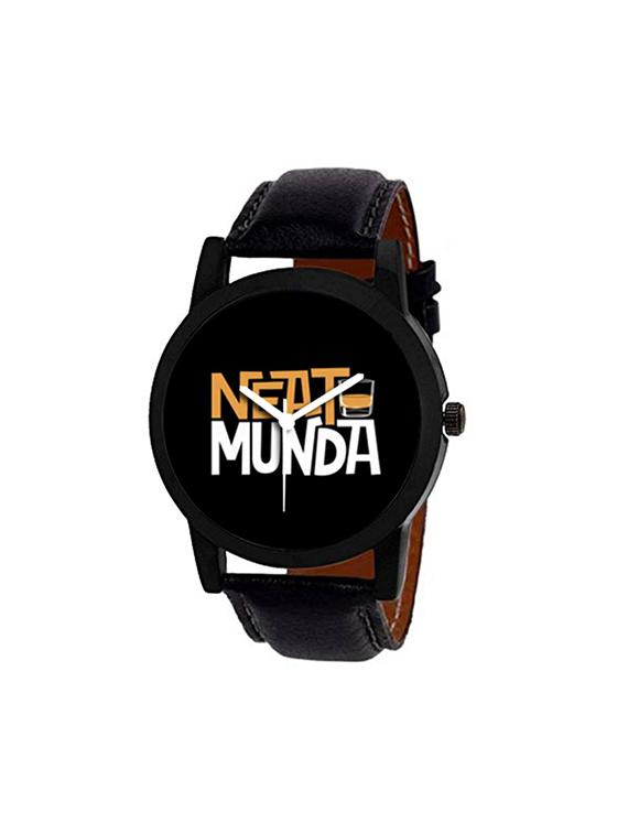 wake wood round dial analog watch (dial57) - 16351526 - Zoom Image - 1