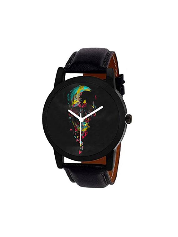 wake wood round dial analog watch (dial70) - 16351809 - Zoom Image - 1