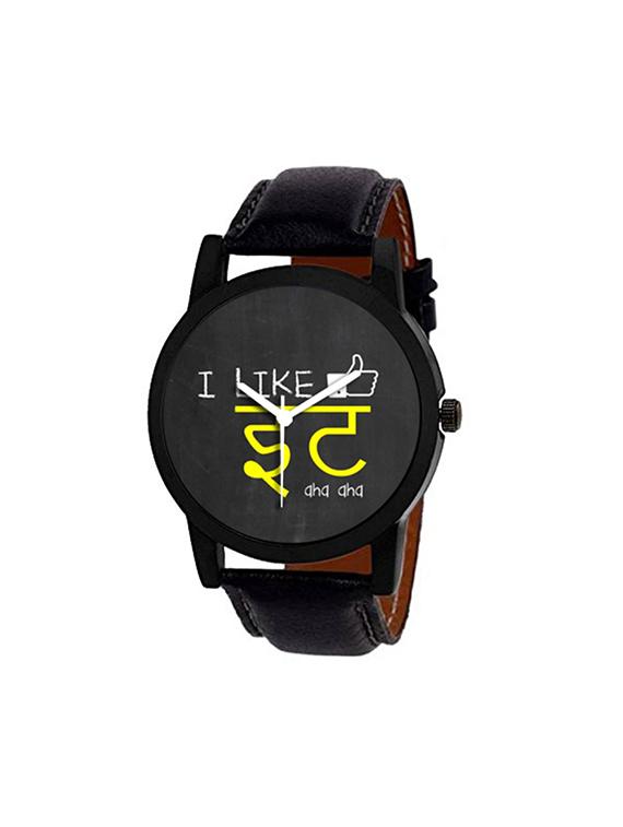 wake wood round dial analog watch (dial77) - 16351834 - Zoom Image - 1