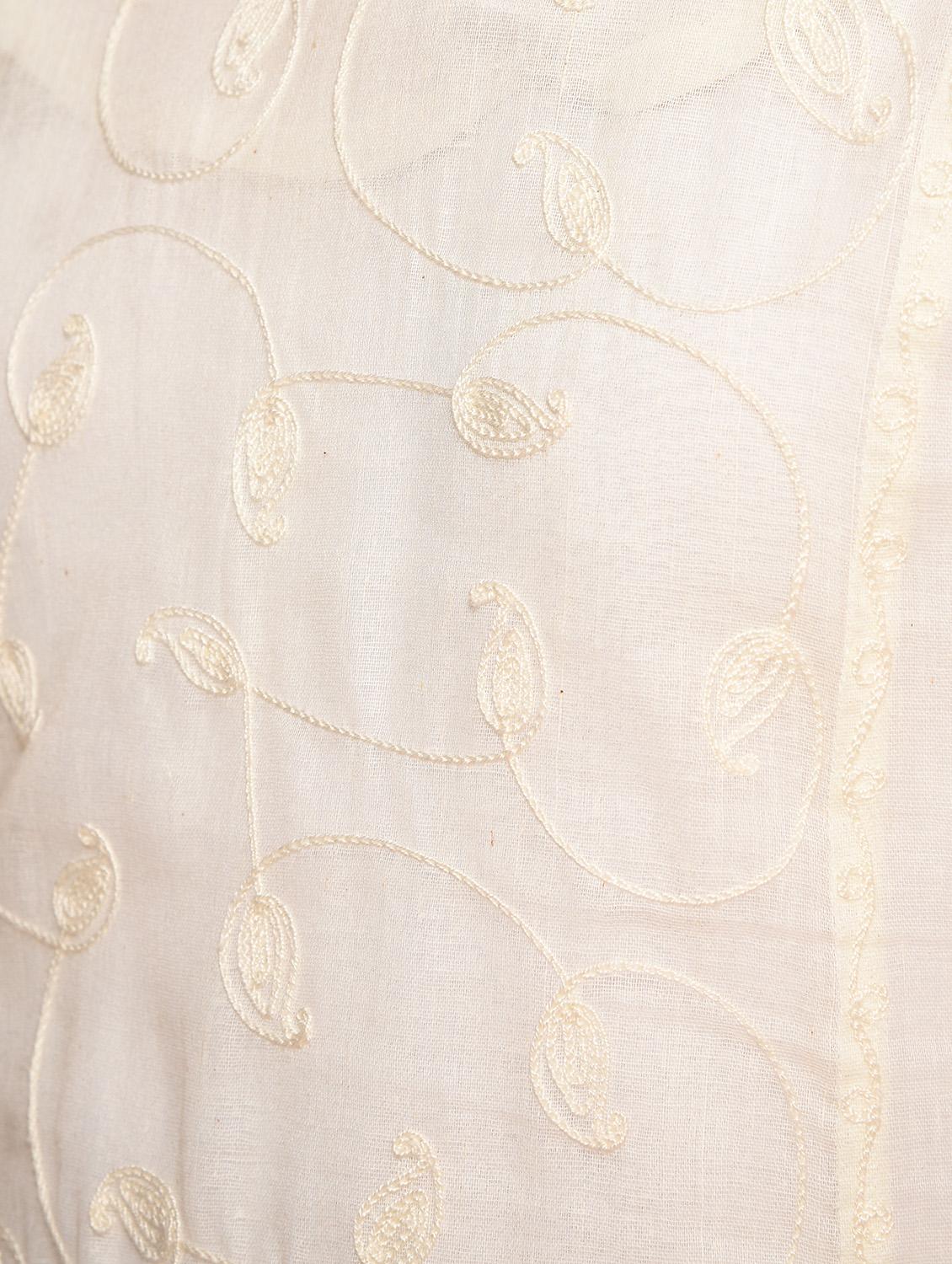 offwhite cotton aline kurta - 16352549 - Zoom Image - 6