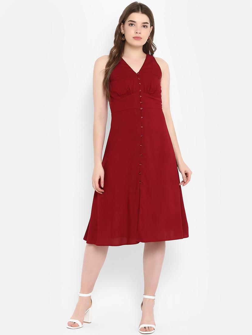 button up a-line dress - 16353690 - Zoom Image - 1