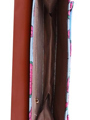 blue canvas regular satchel - 16353775 - Standard Image - 3