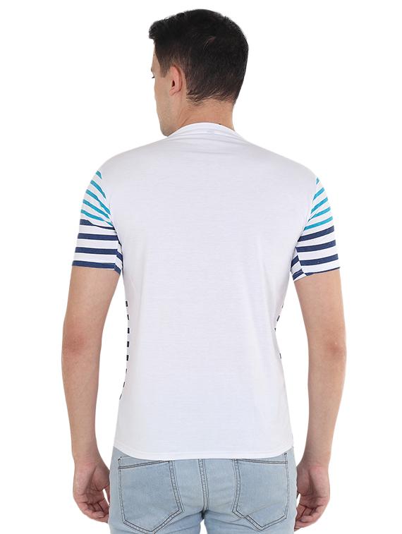 multi colored striped t-shirt - 16356186 - Zoom Image - 3