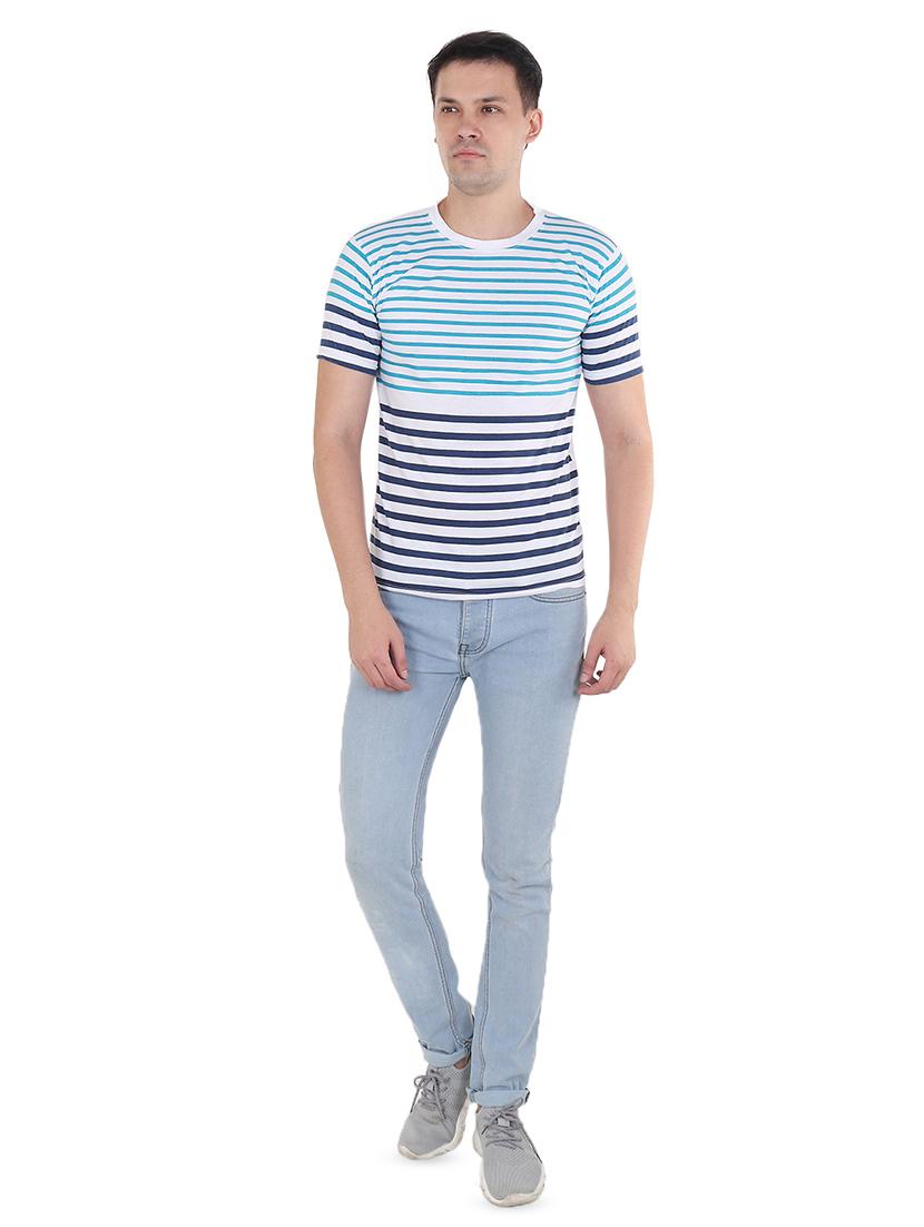 multi colored striped t-shirt - 16356186 - Zoom Image - 4