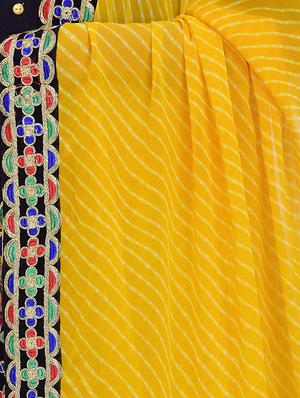 bordered leheriya dupatta - 16356692 - Standard Image - 2