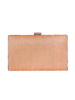 pink cotton polyester blend box clutch - 16357186 - Standard Image - 2
