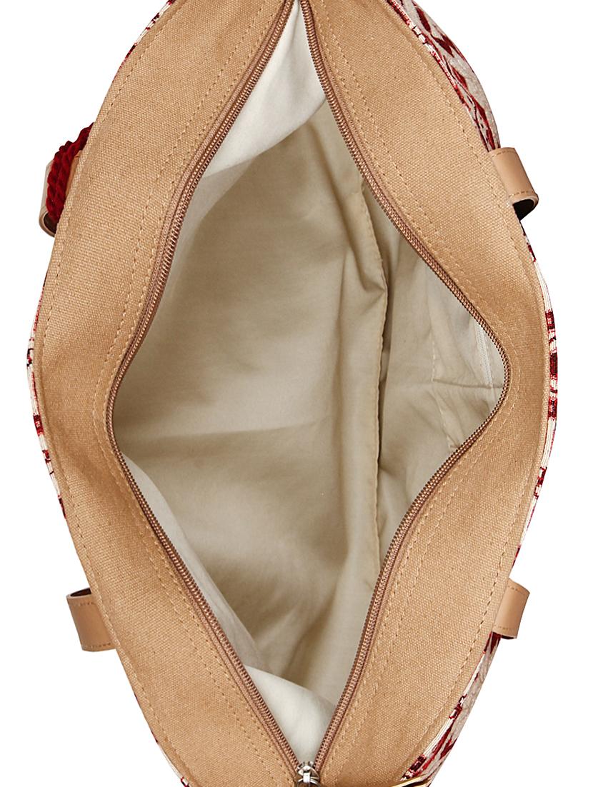 beige cotton regular handbag - 16357215 - Zoom Image - 3