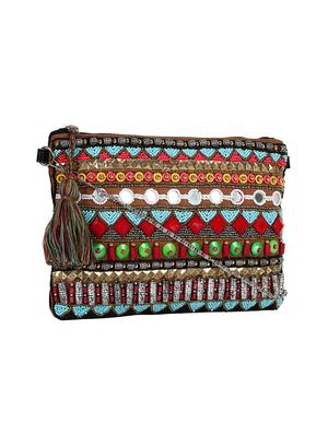 multi colored cotton regular sling bag - 16357231 - Standard Image - 4