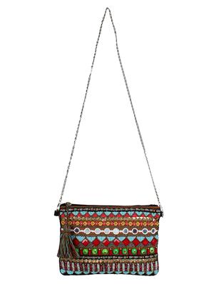 multi colored cotton regular sling bag - 16357231 - Standard Image - 5