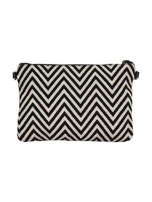 black cotton regular sling bag - 16357232 - Standard Image - 2