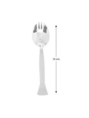 homeish 3-in-1 stainless steel spoon cum fork set - spork (set of 6) - 16357456 - Standard Image - 5