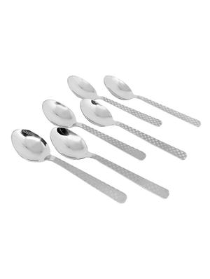 homeish stainless steel table spoons with laser check design (6 pcs) - 16357458 - Standard Image - 2