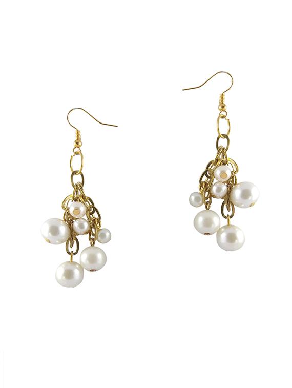 white drop earring - 16358908 - Zoom Image - 1