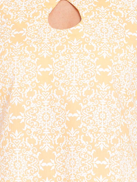 printed straight kurta - 16359072 - Zoom Image - 4