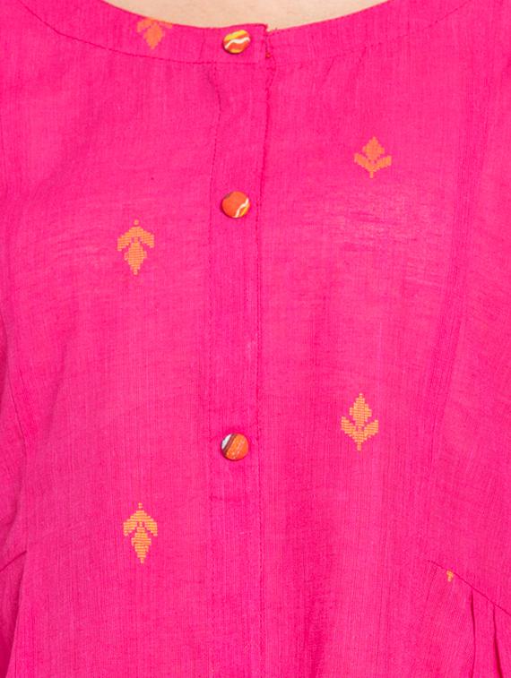 printed a-line kurta - 16359074 - Zoom Image - 4