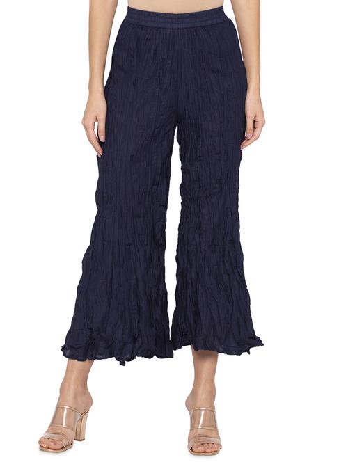 high rise crushed trouser - 16360330 - Standard Image - 1