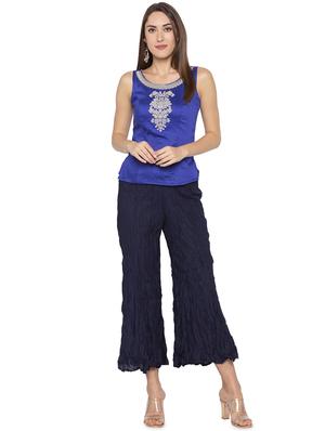 high rise crushed trouser - 16360330 - Standard Image - 4