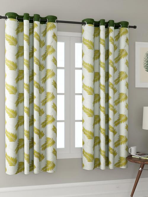 Polyester Printed Window Curtains - 16363834 - Standard Image - 1