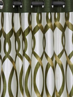 polyester printed long door curtains - 16363866 - Standard Image - 4