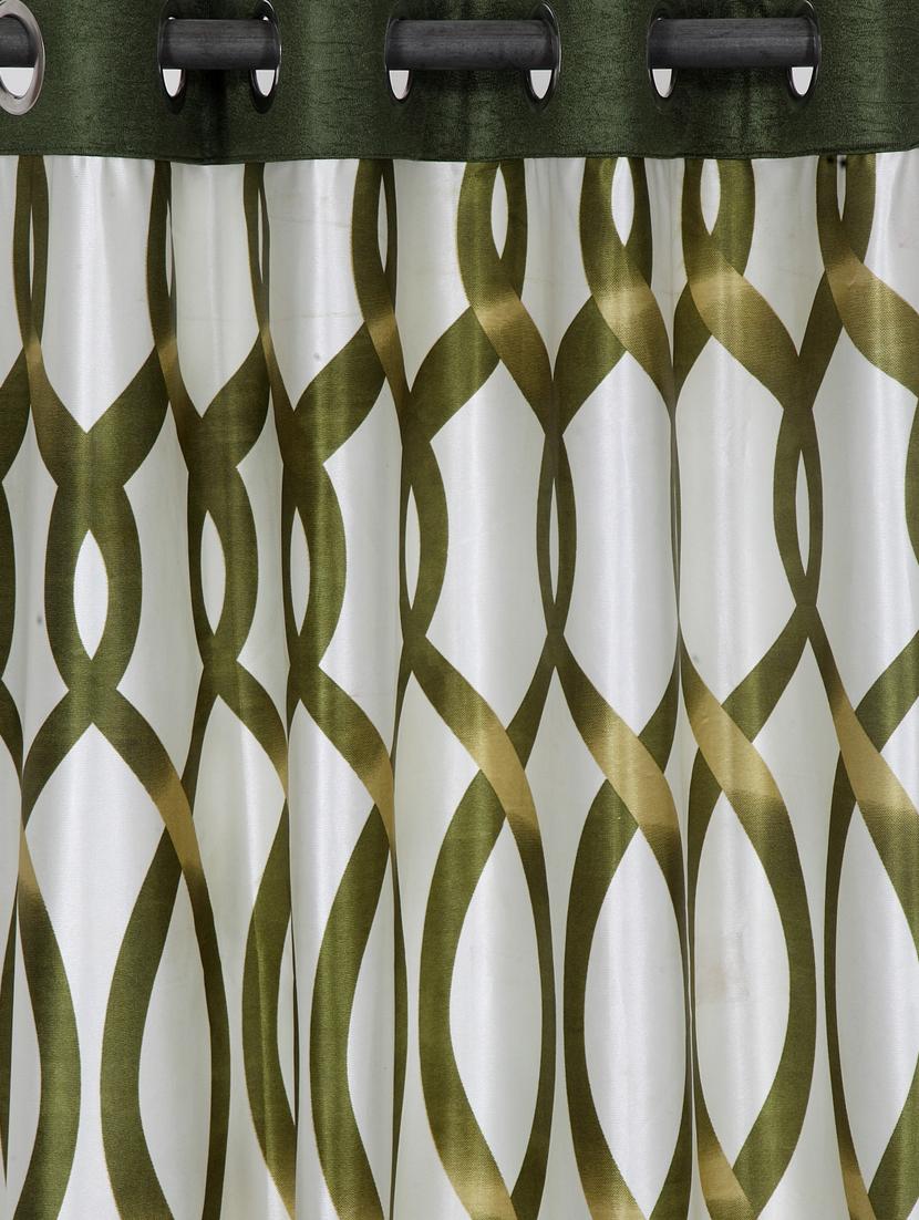 polyester printed long door curtains - 16363866 - Zoom Image - 4