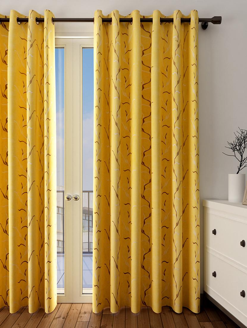 Long Size Embroidery Semi Sheer Door Curtains - 16363923 - Zoom Image - 1