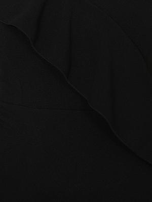 ruffle detail solid sheath dress - 16364304 - Standard Image - 5
