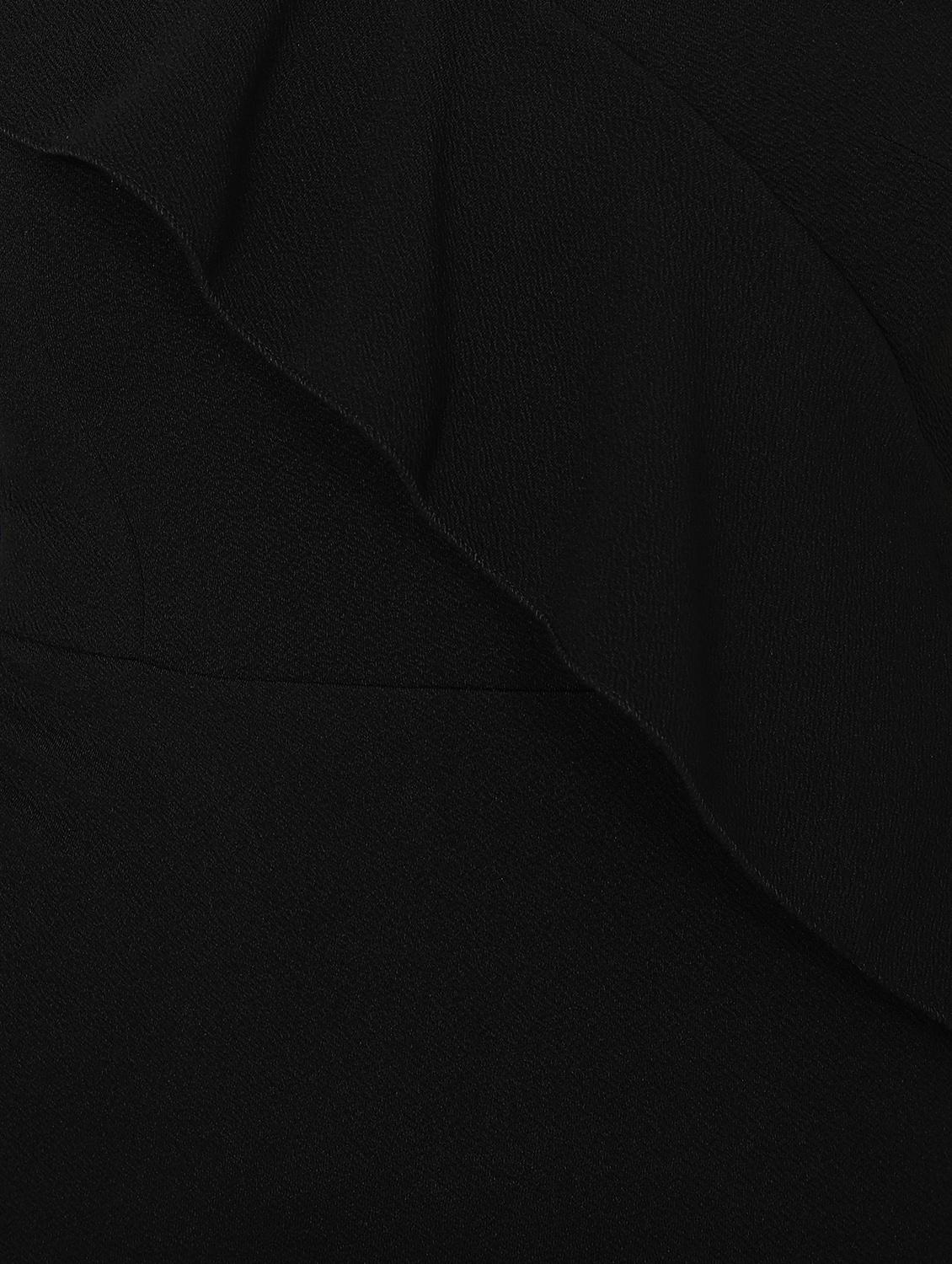 ruffle detail solid sheath dress - 16364304 - Zoom Image - 5