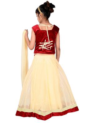 square neck embellished lehnga choli - 16366169 - Standard Image - 3