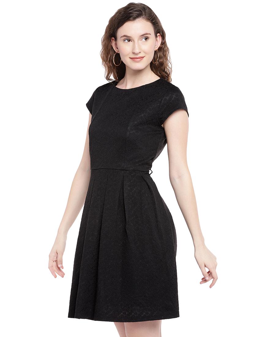 box pleated skater dress - 16368278 - Zoom Image - 2
