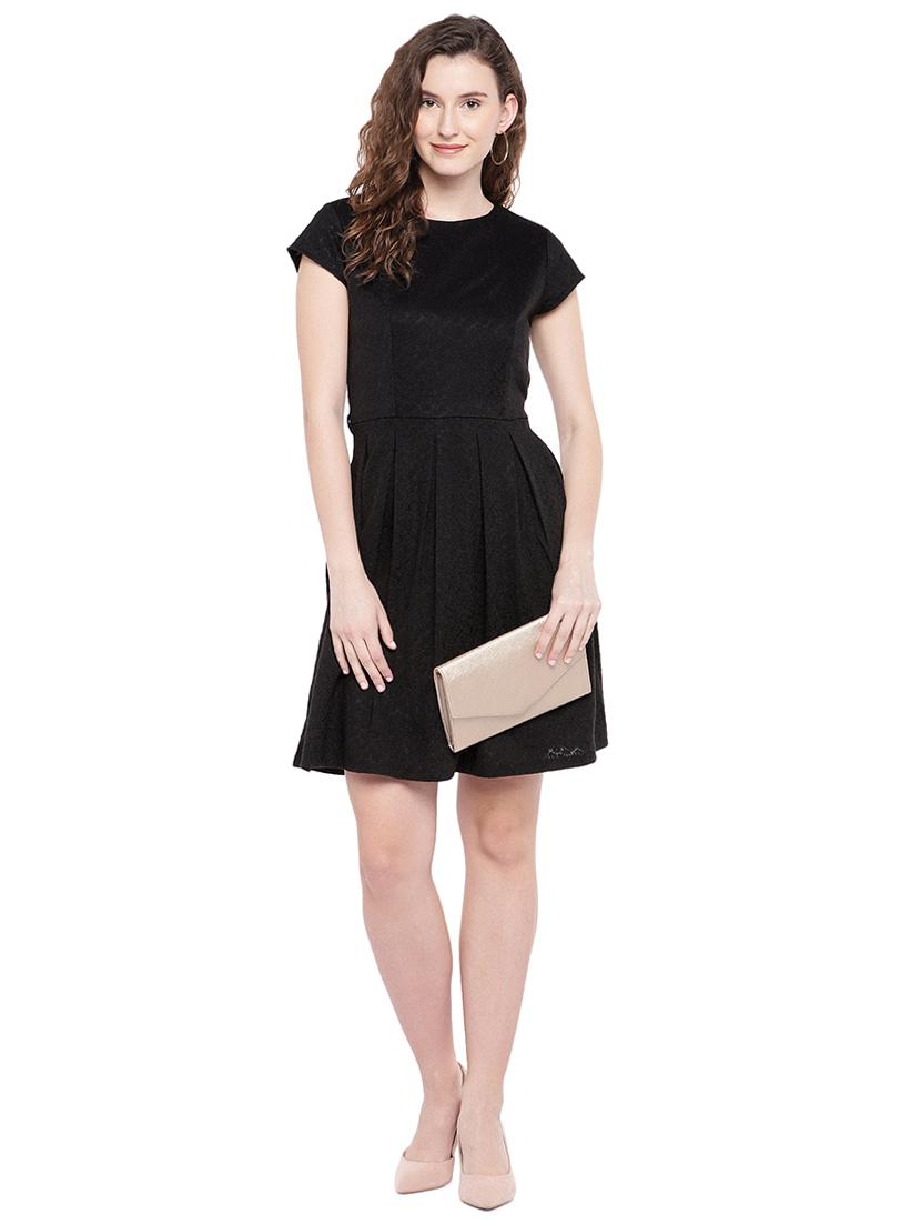 box pleated skater dress - 16368278 - Zoom Image - 4