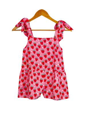 pink rayon playsuit - 16368605 - Standard Image - 2