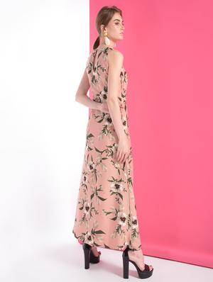 pleated floral maxi dress - 16368768 - Standard Image - 4