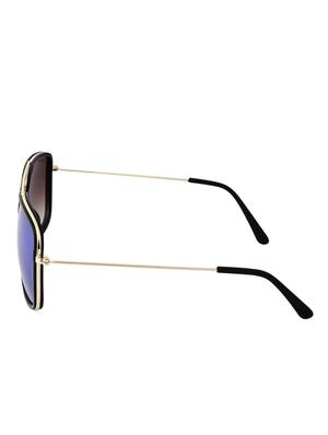 adine uv protected rectangle sunglasses - 16369476 - Standard Image - 3