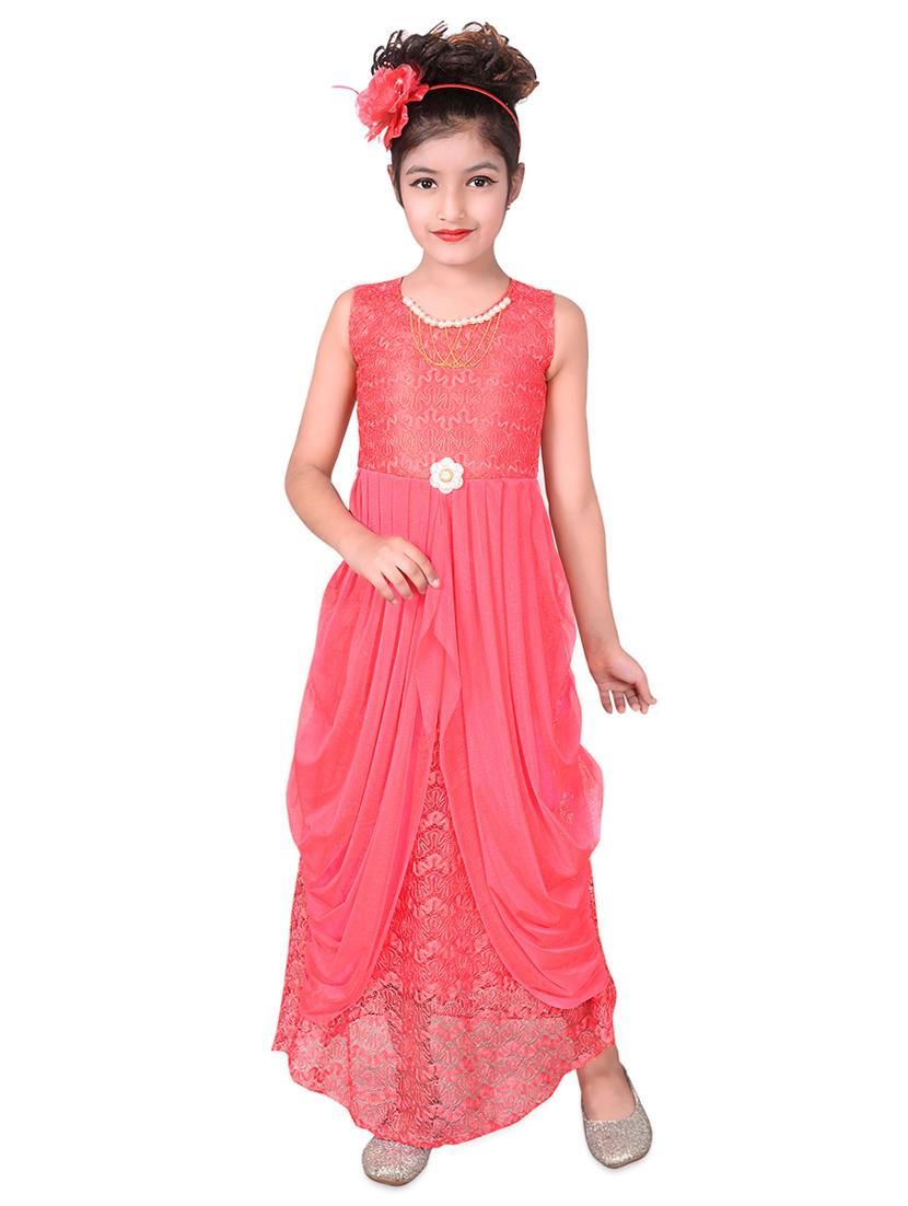 pink net party gown - 16370109 - Zoom Image - 1