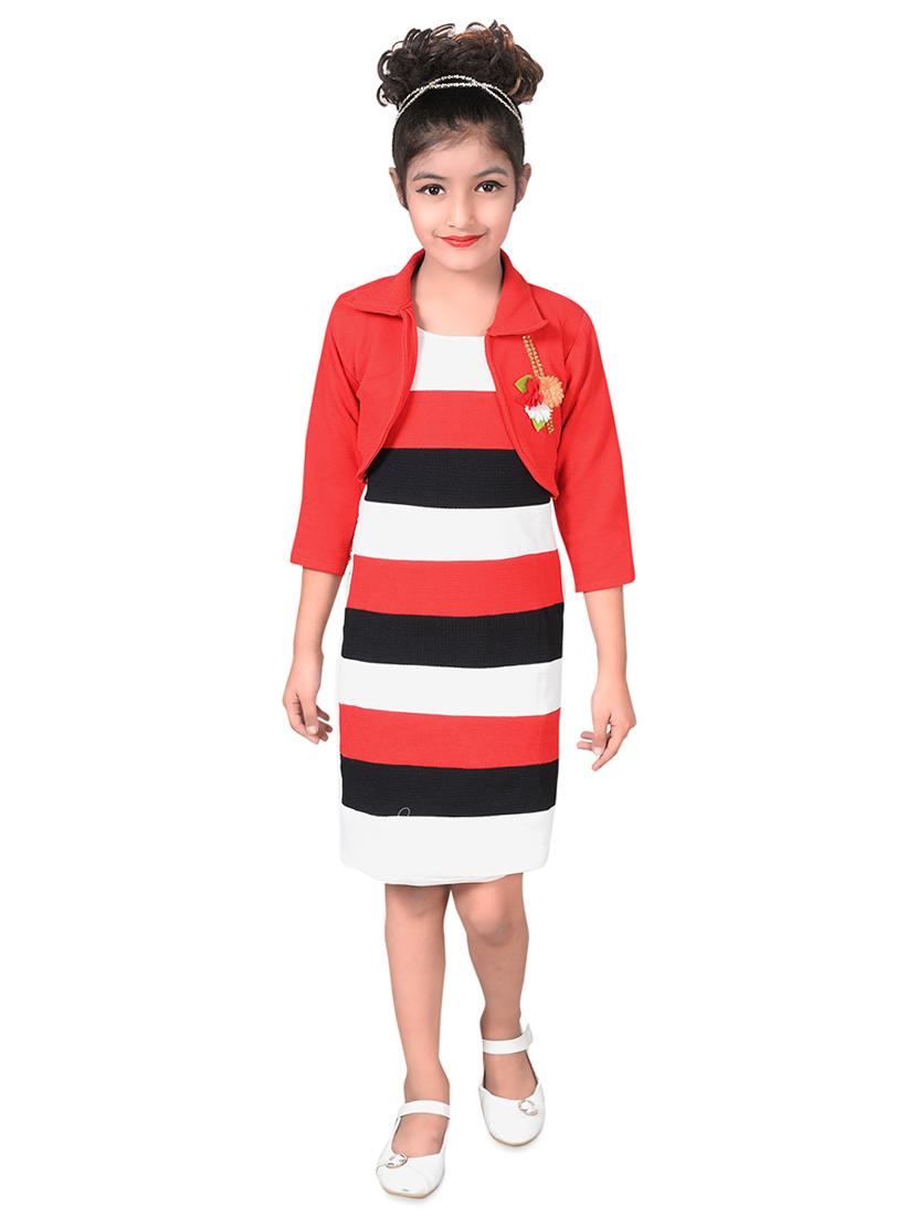 red cotton blend party gown - 16370113 - Zoom Image - 1