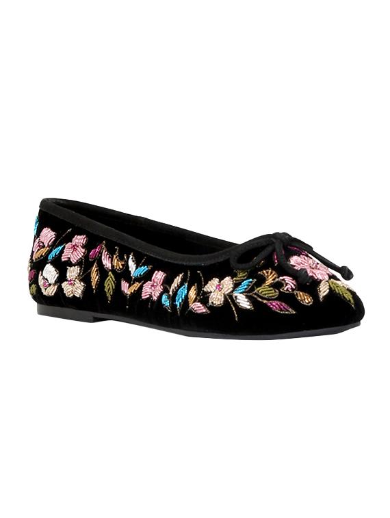 black slip on ballerinas - 16370222 - Zoom Image - 1
