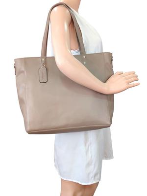 brown leatherette (pu) regular handbag - 16370254 - Standard Image - 5
